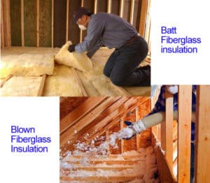 fiberglass attic insulation