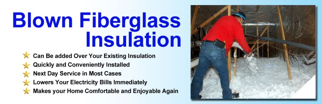 Fiberglass attic insulation services in Houston