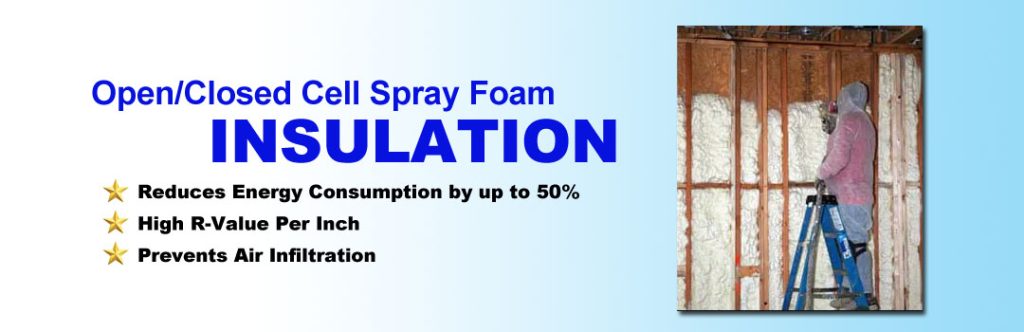 Spray foam insulation services in Houston